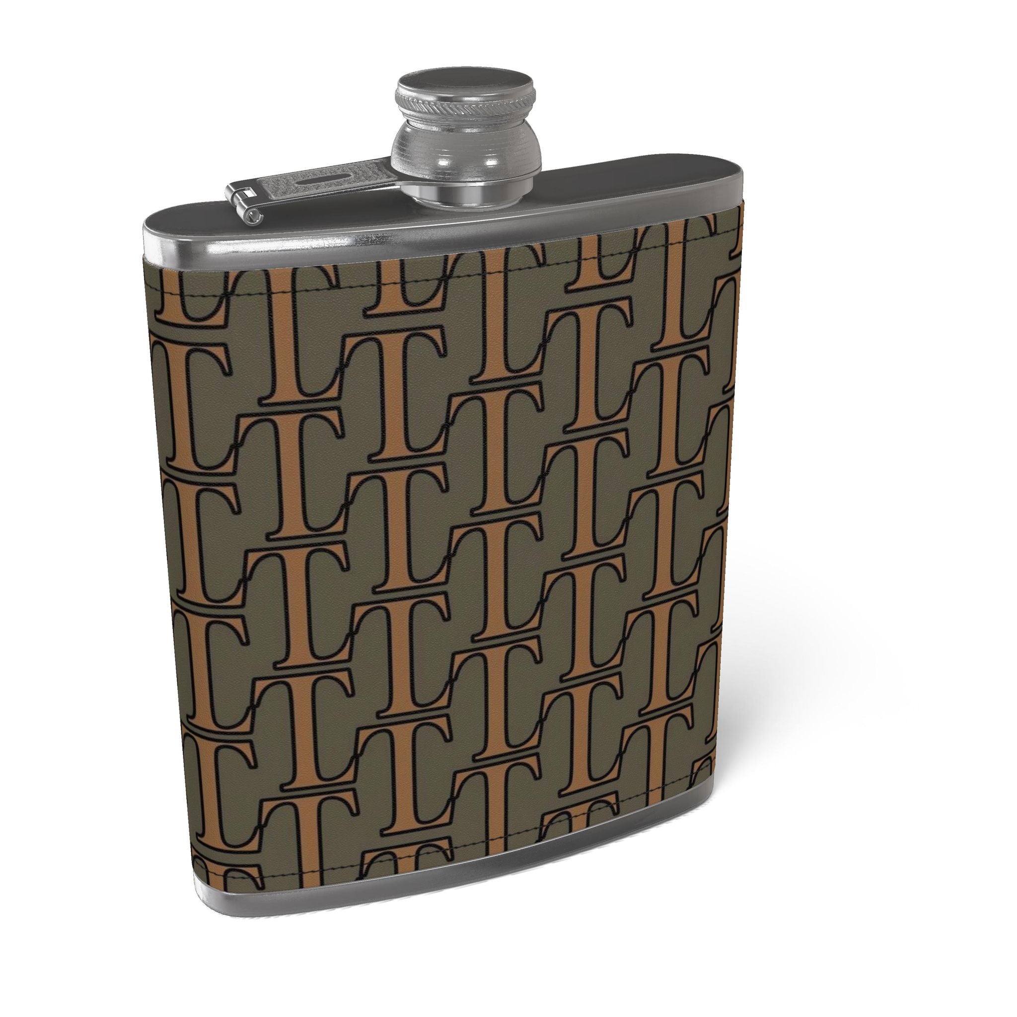 Alistaire- Leather Wrapped Flask