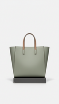 Structured Tote Bag in Sage Mist